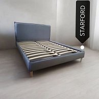 Кровать двухспальная BPF Starford VL-52 160*200 Серый  (без подьемного механизма)
