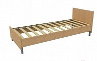 Односпальная кровать SV-мебель КР-017.11.02-11 дерево светлое (дуб сонома) -