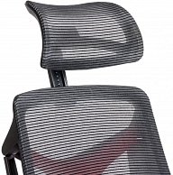 Кресло Situp BARRACUDA chrome (сетка Dark Gray/ткань Dark Gray) Серый