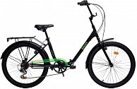 Велосипед AIST Smart 24 1.1/24//черно-зеленый/2023
