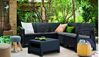 Набор мебели Keter CORFU II relax set GRP426 -STD графит 227816