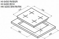 Варочная поверхность Korting HK 6205 RN