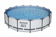 Каркасный бассейн Bestway Steel Pro Max 56488 457х107см с фильтр-насосом, лестницей и тентом
