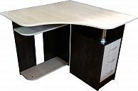 Комод Компас-мебель КС-008-04Д1 (венге темный/дуб молочный)