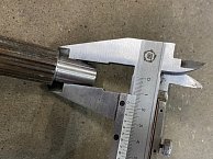 Вал корзины (муфты) сцепления Rossel Z15/15 L-425мм для 242/244