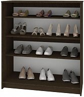 Шкаф для обуви  Кортекс-мебель СЕНАТОР ШК41 классика, ДСП+ДСП Берёза