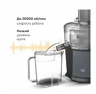 Соковыжималка электрическая BQ J1008 (серый/черный)