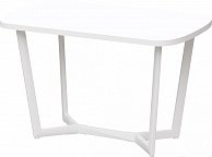 Обеденный стол Millwood Лофт Мюнхен 130x80x75 белый/металл белый