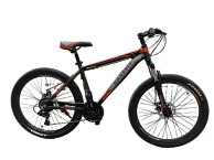 Велосипед Amigo GRAFFIT 26 черно-красный (алюминиевая рама, Disc, амортизационная вилка, 21 скорость)