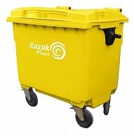 Мусорный контейнер  Razak plast 660 литров желтый желтый