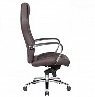 Кресло  Situp APOLLO chrome (экокожа Dark Brown / Dark Brown) механизм мультиблок