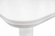 Стол Drewmix MAX 4 S 120(150)*70*76, белый / белый