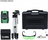 Уровень строительный  ADA Instruments Cube 2-360 Green Ultimate Edition [A00471]