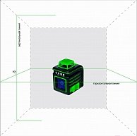 Лазерный нивелир ADA Instruments Cube 360 Green Professional Edition А00535 черный А00535