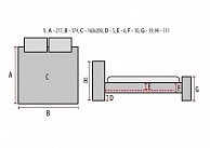 Кровать Signal Electra 160x200 серый