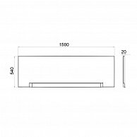 Экран к ванне Triton Лондон/Дюна/Эмма фронтальный 1500 мм (Щ0000028744)