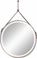 Зеркало Континент Millenium Brown LED D650 ремень коричневого цвета
