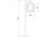 Светильник Elektrostandard Ambra F 35133/F чёрный