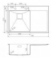 Кухонная мойка Omoikiri Akisame 78-LG-L [4993085] светлое золото