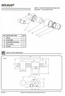 Смеситель Bravat D968C-ENG хром D968C-ENG