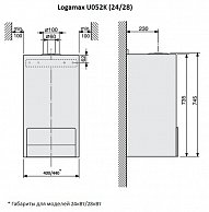 Газовый котел  Buderus  Logamax  U052-28 K
