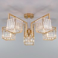 Люстра 10117/5 золото/прозрачный хрусталь