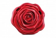 Надувной плот  Intex Красная роза, 127х119х24см красный, цветной принт 58783