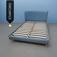 Кровать двухспальная BPF Starford  160*200 VL-47 Светло-Синий (Без Подьемного механизма)