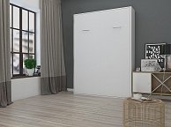 Шкаф-кровать трансформер Макс Стайл Studio 18мм 160x200 (Egger белый базовый W908 ST2)