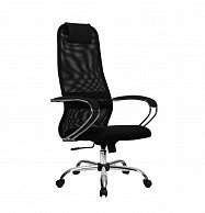 Кресло  Situp OPTIMA chrome (сетка Black/Black) механизм DMS