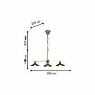 Светильник подвесной Favourite Magrib 1214-3P1