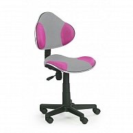 Кресло компьютерное  Halmar FLASH 2  серо/розовое (V-CH-FLASH_2-FOT-ROZOWY)