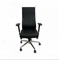 Кресло  Situp PARTNER chrome (экокожа Black / Black