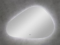 Зеркало Континент Voyage LED 1000х700 ореольная теплая подсветка