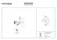 Бра Maytoni MOD108WL-02GB