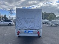 Прицеп Кремень профи 2,56*1,56 с бортом 50 см с тентом 120 см (усиленный передний и задний борт)
