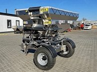 Разбрасыватель  РУМ-ПРОФИ-3000 (нержавеющая сталь) в комплекте: тент домик, надставка на 1200 литров, (надставка на 800 литров)