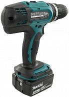 Дрель ударная Makita DHP453RFE аквамариновый, черный 177510