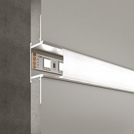 Встраиваемый алюминиевый профиль для LED ленты Elektrostandard LL-2-ALP013  серый