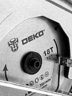 Пила циркулярная аккумуляторная Deko  DKCS20 Laser Серый (063-4205)