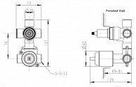 Смеситель Bravat Sourse PB8173218CP-2-ENG хром