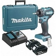 Шуруповерт аккумуляторный Makita DDF 083RFE синий,																											черный 185150