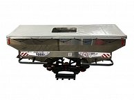 Разбрасыватель РУМ-ПРОФИ-2200 (нержавеющая сталь) в комплекте: тент домик, надставка на 1200 литров