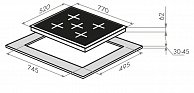 Варочная панель Maunfeld  EVI.775-FL2-BK