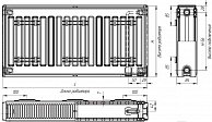 Радиатор Лидея ЛК 20-508 белый (RAL 9016), 500х800