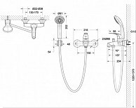 Смеситель Bravat FIT F6135188CP-B-RUS хром