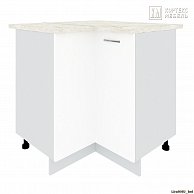 Шкаф-стол угловой  Кортекс-мебель Корнелия ЛИРА НШУ Белый, Мадрид