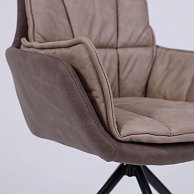 Кресло поворотное Алвест AV 326 коричневая замша 04/черный