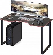 Геймерский стол Сокол-Мебель КСТ-19 черный/красный
