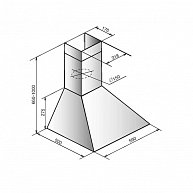 Кухонная вытяжка ELIKOR WHITE STORM 60П-650-П3Л белый